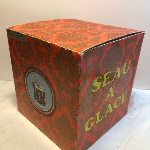 Vintage Tartan Ice Bucket with Lid,  Hong Kong Drum style With Original Box - Picture 16 of 16